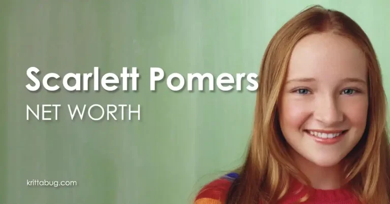 Scarlett Pomers Net Worth